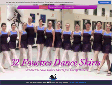 Tablet Screenshot of 32fouettes.com